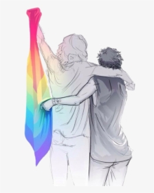 Larry, Larry Stylinson, And Harry Styles Image - Larry Stylinson Pride Flag, HD Png Download, Transparent PNG