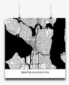 Blank Seattle Map, HD Png Download, Transparent PNG