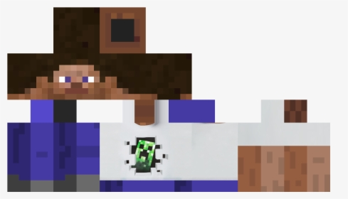 Downloadable Herobrine Minecraft Skin, HD Png Download