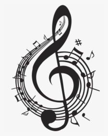 Wall Mural Music Notes - Tribal Music Note Png, Transparent Png, Transparent PNG