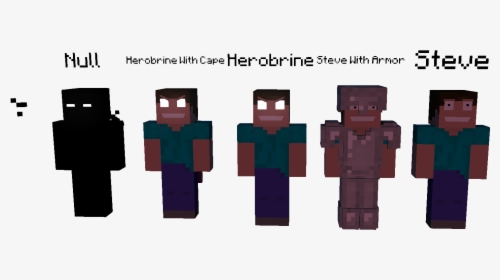 Ilustração Bonecos Minecraft PNG - Herobrine PNG para baixar grátis!