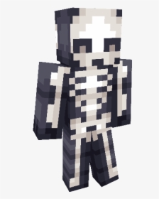 Minecraft Halloween Skeleton Skin, HD Png Download, Transparent PNG
