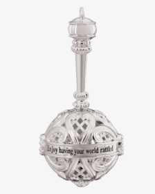 Baby's First Christmas Ornament Silver Rattle, HD Png Download, Transparent PNG