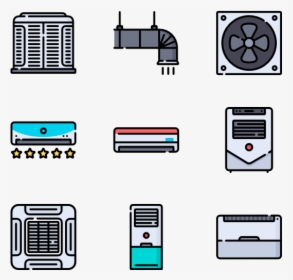 Air Conditioner - Air Cooler Png Icon, Transparent Png, Transparent PNG
