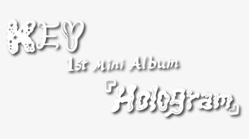 Shinee Key 1st Mini Album『hologram』2018 - Key 1st Mini Album Hologram, HD Png Download, Transparent PNG