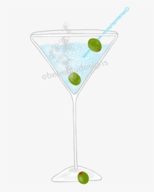 Martini With Olives - Classic Cocktail, HD Png Download, Transparent PNG