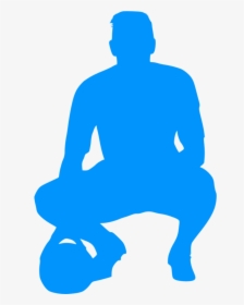 Silhouette Football 26 Clip Arts - Jogador Azul De Futebol Png, Transparent Png, Transparent PNG