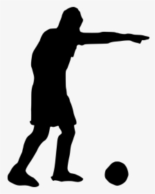 Football Player Silhouette - Illustration, HD Png Download, Transparent PNG
