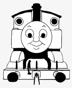Thomas The Train Black And White Transparent Png - Cute Thomas The Train, Png Download, Transparent PNG