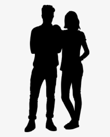 Relationship Men Women Free Picture - Men And Women Silhouette Png, Transparent Png, Transparent PNG