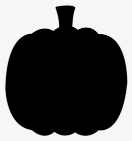 Vector Graphics Clip Art Silhouette Pumpkin Illustration - Pumpkin Clip Art Black, HD Png Download, Transparent PNG