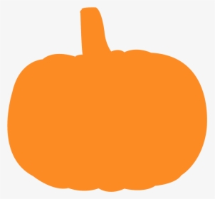 Orange Pumpkin Silhouette, HD Png Download, Transparent PNG