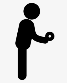 Standing Man Silhouette Holding A Disc - Best Fake Friend Forever, HD Png Download, Transparent PNG