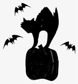 Black Cat Clipart Halloween, HD Png Download, Transparent PNG