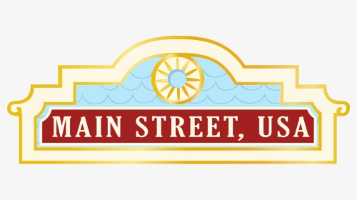 Disneyland Main Street Usa Sign, HD Png Download, Transparent PNG