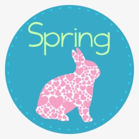 Spring With Bunny Svg Clip Arts - Spring Bunnies Clipart, HD Png Download, Transparent PNG