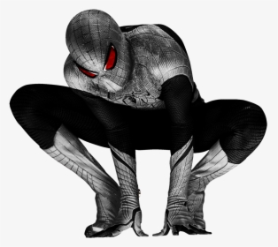 Download Spiderman Black - Spider Man Silver And Black, HD Png Download, Transparent PNG