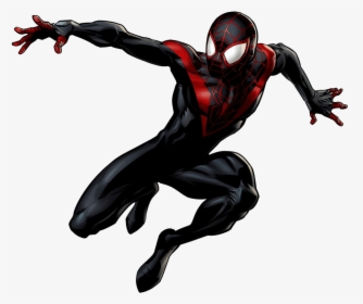 Spider-man - Spiderman Miles Morales Png, Transparent Png, Transparent PNG
