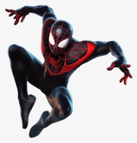 Char Team Black Spider - Marvel Ultimate Alliance 3 Miles Morales, HD Png Download, Transparent PNG