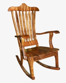 Sculpted Rocking Chair - Wooden Rocking Chair Png, Transparent Png, Transparent PNG