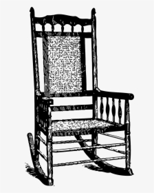 Rocking Chair Png Drawing, Transparent Png, Transparent PNG
