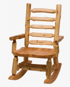 Cedar Rocking Chairs - Log Rocking Chair, HD Png Download, Transparent PNG