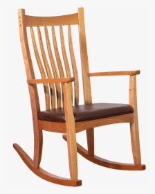 Cherry Wooden Rocking Chair - Wooden Rocking Chair Png, Transparent Png, Transparent PNG
