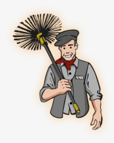 Ash Chimney Sweep Logo Icon V2 - Chimney Sweeper Png, Transparent Png, Transparent PNG