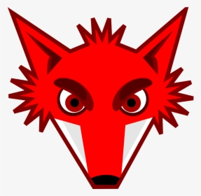 Red Fox Head Svg Clip Arts - Fox Red Face Clipart, HD Png Download, Transparent PNG