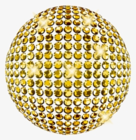 Transparent Gold Disco Ball Png - Gold Disco Ball Png, Png Download, Transparent PNG
