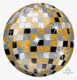Disco Ball Gold And Silver, HD Png Download, Transparent PNG