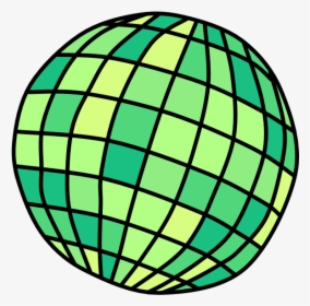 Disco Ball, Green - Disco Ball Png Art, Transparent Png, Transparent PNG