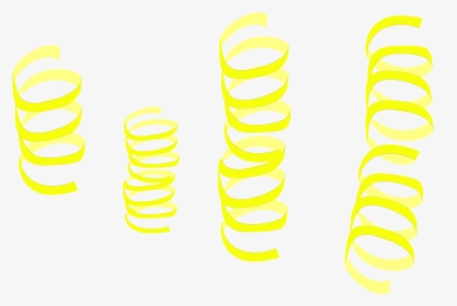 Streamers Yellow Png, Transparent Png, Transparent PNG