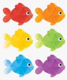 Design Clipart Bulletin Board - Colorful Fish Cutouts, HD Png Download, Transparent PNG