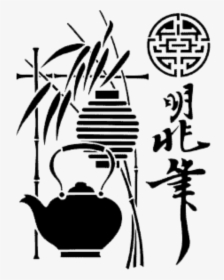 Drawing Chinese Japanese - Stencils For Wall Japan, HD Png Download, Transparent PNG