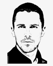 Transparent Celebrity Face Png - Christian Bale Clipart, Png Download, Transparent PNG