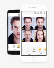 Faceapp Goes Viral With Celebrities Posting Images - Trending Age Filter App, HD Png Download, Transparent PNG