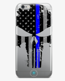 Blue Line Iphone 6/6s & 6 Plus/6s Plus Case - American Flag Punisher Logo, HD Png Download, Transparent PNG