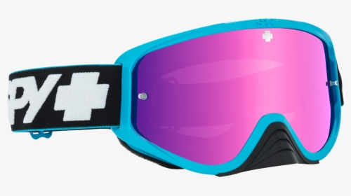 Blue And Pink Dirt Bike Goggles, HD Png Download, Transparent PNG