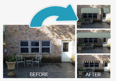 Awning Before And After, HD Png Download, Transparent PNG