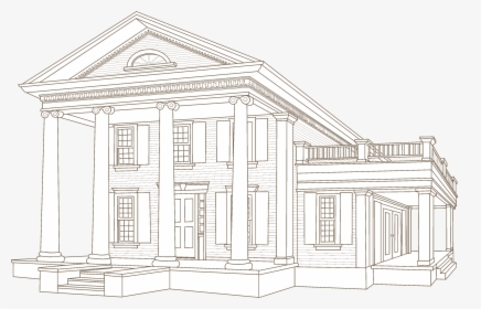 Greek Revival Architecture House, HD Png Download, Transparent PNG