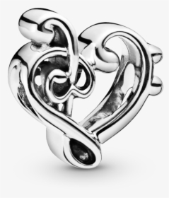 Pandora Heart Treble Clef Charm, HD Png Download, Transparent PNG
