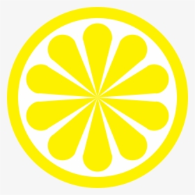 Transparent Lemon Slice Png - Circle, Png Download, Transparent PNG