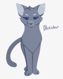 To Medium-sized Blue,line Longhair - Warrior Cat Bluestar Art, HD Png Download, Transparent PNG