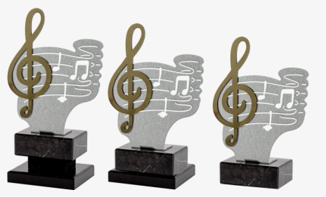 Methacrylate Trove Clave Sol Trophy - Notas Musicales Trofeo, HD Png Download, Transparent PNG