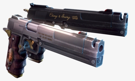 Transparent Pistol - Devil May Cry 4 Ebony And Ivory, HD Png Download, Transparent PNG