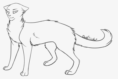 Outline At Getdrawings Com - Outline Drawings Warrior Cats, HD Png Download, Transparent PNG