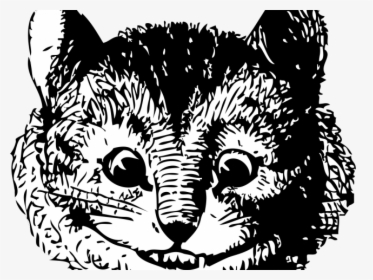 Drawn Cheshire Cat Draw - John Tenniel Cheshire Cat, HD Png Download, Transparent PNG