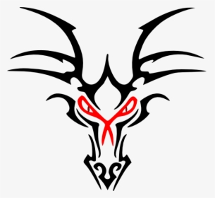 Simple Dragon Head Tattoo, HD Png Download, Transparent PNG