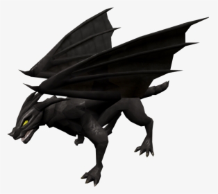 Pictures Of Black Dragons - Runescape Black Dragon, HD Png Download, Transparent PNG